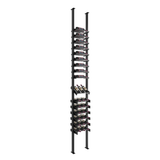 Evolution Low Profile Post Presentation Row Combo Kit 10 1 Column in Matte Black and Chrome