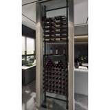 Evolution Low Profile Top Shelf Wine Box Kit 10 2 Column in Matte Black in Home