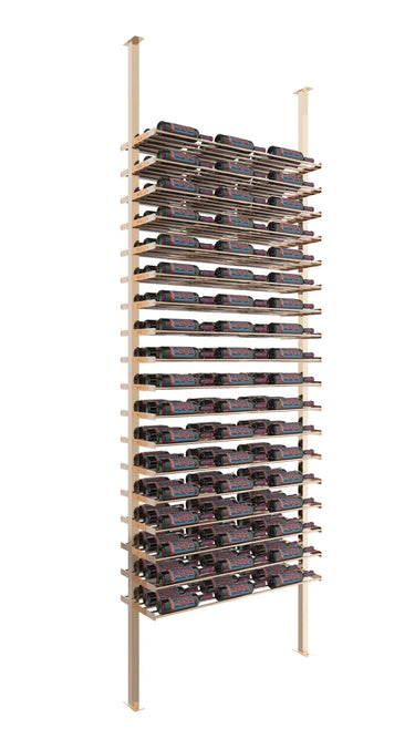 Evolution Low Profile Post Kit 10 3C Slim Floor-to-Ceiling Wine Rack System