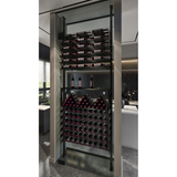 Evolution Low Profile Top Shelf Wine Box Kit 10 3 Column in Matte Black in Home