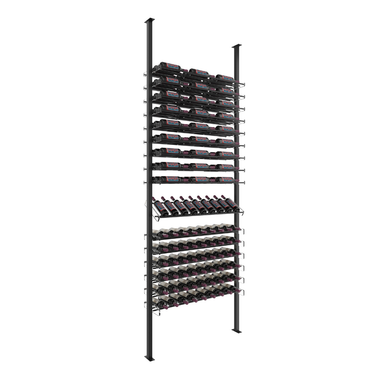 Evolution Low Profile Post Presentation Row Combo Kit 10 3 Column in Matte Black and Acrylic