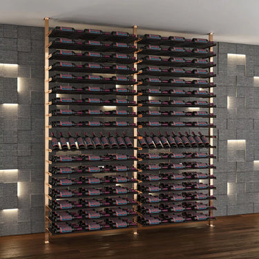 Evolution Low Profile Post Kit 10 3C Slim Floor-to-Ceiling Wine Rack System