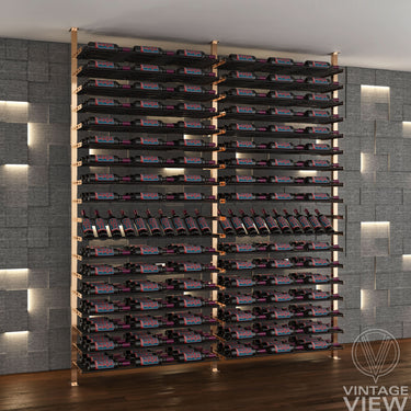 2 Evolution Low Profile Post Presentation Row Combo Kit 10 3 Column in Golden Bronze in a room