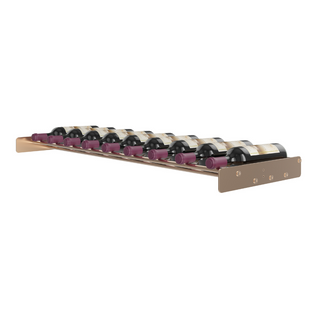 9 Bottle Evolution Low Profile Cork Ledge Row in Golden Bronze