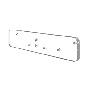 Evolution Low Profile Cork Ledge Mounting Plate in Acrylic