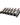 Evolution Low Profile Presentation Row in Matte Black storing 6 bottles
