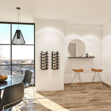 Lifestyle Image of VintageView's Le Rustique Wall Mounted Wine Rack