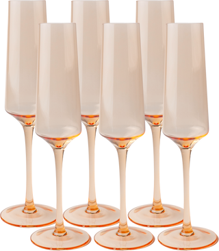 Colored Champagne Flutes