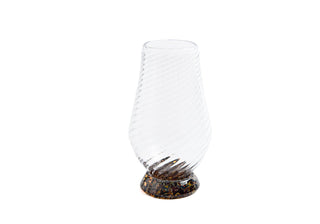 Spiral Hand-Blown Neat Pour Glass