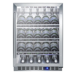 Summit 20 Bottle 24in Champagne Series Outdoor Wine Refrigerator