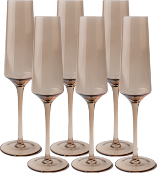 Colored Champagne Flutes