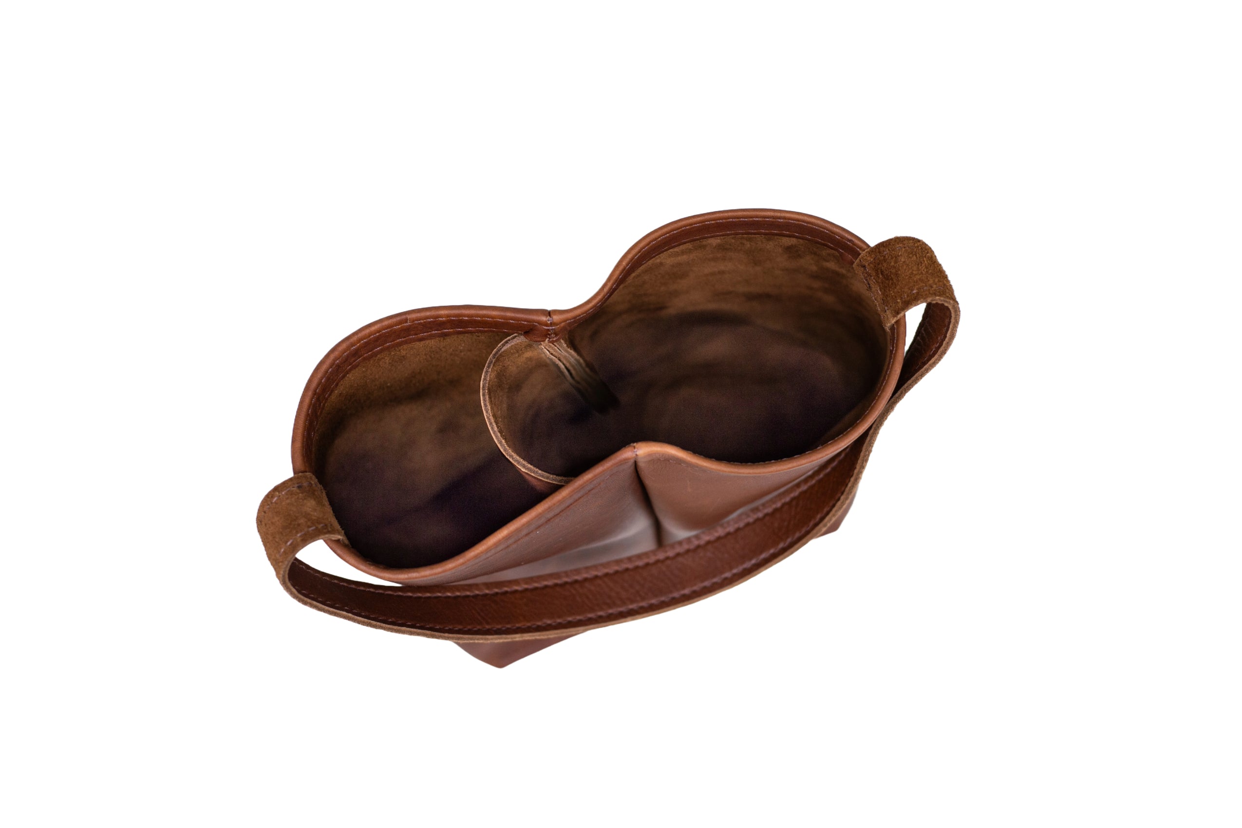 Urban Dual Wine Tote – Stylish Full-Grain Leather Wine Carrier – Wine Racks