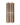 Wooden wine rack with multiple rows of wine bottles on a white background