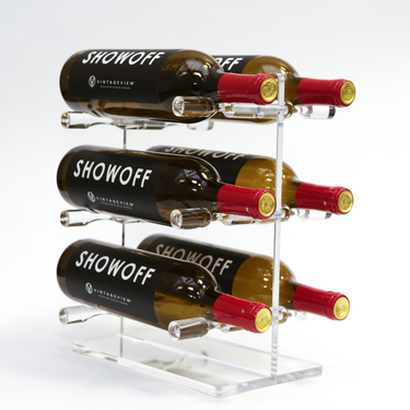 VintageView Vino Pin Mini Tabletop Rack in Acrylic