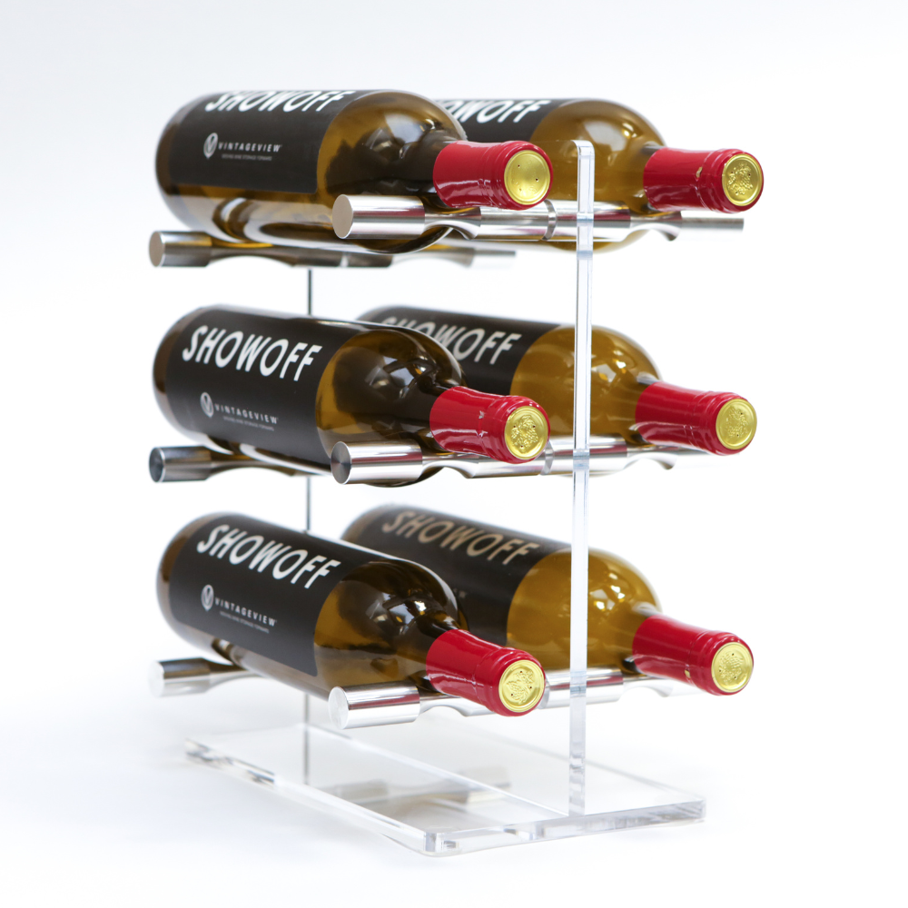 Table Side Pin Rack Vino Pin Mini Tabletop Acrylic Rack by VintageView – Wine Racks