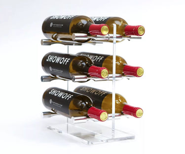 VintageView Vino Pin Mini Tabletop Acrylic Wine Rack