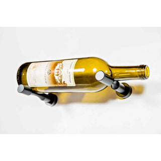 Vino Pins 1 Bottle Wine Peg in Matte Black With Collar