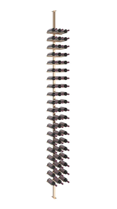 Vino Rails 60 Bottle Single Sided Floor-to-Ceiling Post Kit