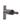 Vino Rail Peg and Mounting Plate Kit in Gloss Black Storing 1 Bottle