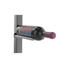 Vino Rail Peg and Mounting Plate Kit in Gloss Black Storing 1 Bottle