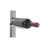 Vino Rail Peg and Mounting Plate Kit in Gunmetal Storing 1 Bottle