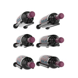Vino Rails 6 Bottle 3x2 Designer Grid in Matte Black