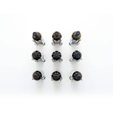 Vino Rails 9 Bottle 3×3 Designer Grid in Milled Aluminum