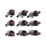 Vino Rails 9 Bottle 3×3 Designer Grid in Matte Black