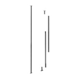 VintageView Floor-to-Ceiling Mounting Post in Gloss Black