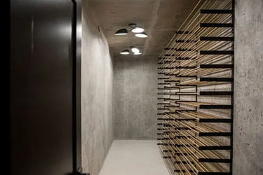 Evolution Wine Wall Ext 45" Wall Mounted Metal Wine Rack Expansion Pack