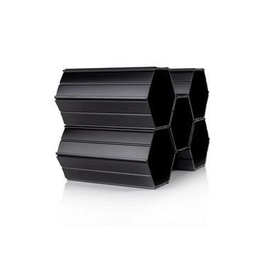 WineHive® 5-Cell Modular Honeycomb Wine Rack | Black
