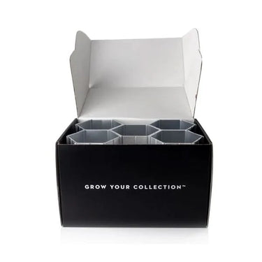 WineHive® 5-Cell Modular Honeycomb Wine Rack | Silver