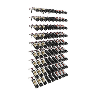 VintageView W Series Waterfall Kit in Chrome Luxe Storing 81 Bottles