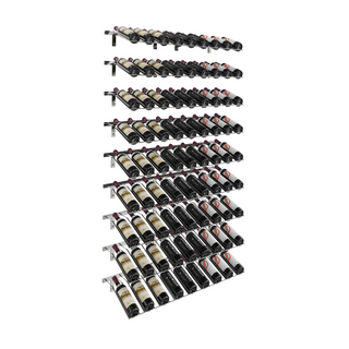 VintageView W Series Waterfall Kit in Gunmetal Storing 81 Bottles