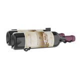 W Series Single Bottle Height Rack in Matte Black Storing 2 Bottles