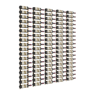 VintageView W Series Feature Wall 6 in Golden Bronze Storing 90 Bottles