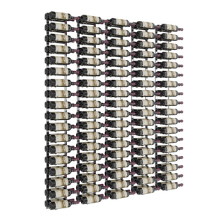 VintageView W Series Feature Wall 6 in Chrome Luxe Storing 180 Bottles