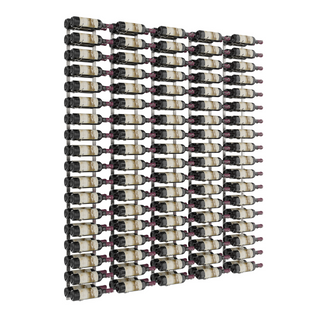 VintageView W Series Feature Wall 6 in Brushed Nickel Storing 180 Bottles