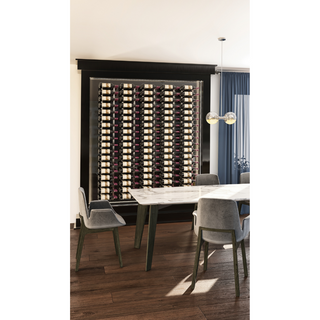 VintageView W Series Feature Wall 6 in Storing 180 Bottles in a Dining Room