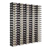VintageView W Series Feature Wall 6 in Gunmetal Storing 270 Bottles