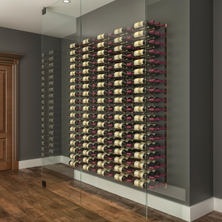 VintageView W Series Feature Wall 6 in Golden Bronze Storing 270 BottlesVintageView W Series Feature Wall 6 in Gunmetal Storing 90 Bottles