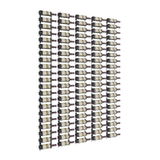 VintageView W Series Feature Wall 7 in Chrome Luxe Storing 105 Bottles
