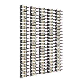 VintageView W Series Feature Wall 7 in Chrome Luxe Storing 105 Bottles