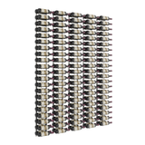 VintageView W Series Feature Wall 7 in Brushed Nickel Storing 210 Bottles