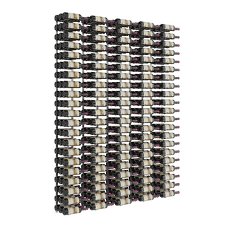 VintageView W Series Feature Wall 7 in Brushed Nickel Storing 315 Bottles