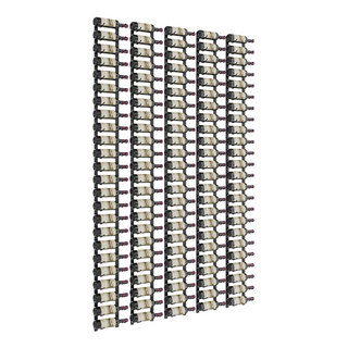 VintageView W Series Feature Wall 8 in Matte Black Storing 120 Bottles