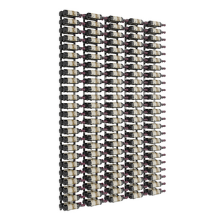 VintageView W Series Feature Wall 8 in Gunmetal Storing 240 Bottles