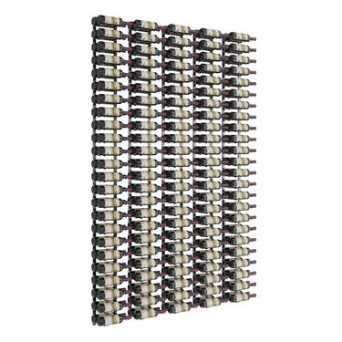VintageView W Series Feature Wall 8 in Gunmetal Storing 240 Bottles