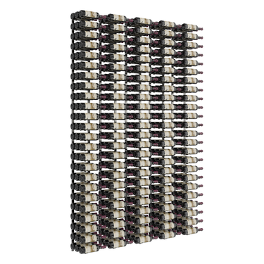 VintageView W Series Feature Wall 8 in Gunmetal Storing 360 Bottles