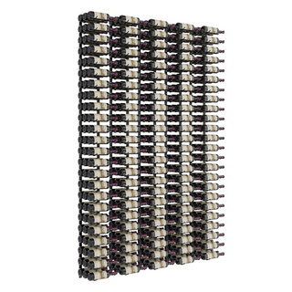 VintageView W Series Feature Wall 8 in Matte Black Storing 360 Bottles